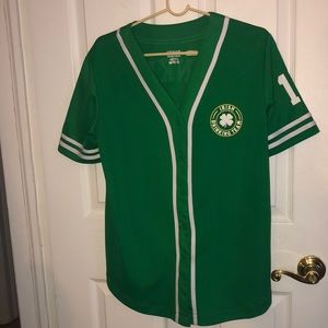 St. Patrick’s Day button down top